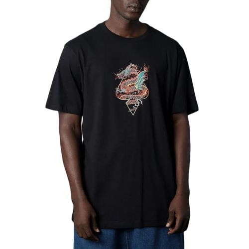 Camiseta Masculina MCD X Bailon Regular Espada Draco PRETO-12513007- -1-